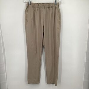 Ladies Three Sixty Six‎ Quick Dry Elastic Waist Performance Pants beige medium